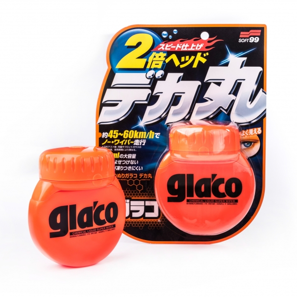 Soft99 Glaco Roll On Large Glasversiegelung Packung mit Inhalt